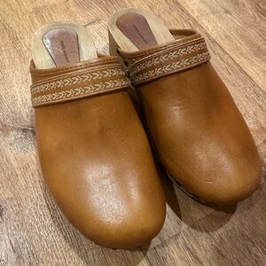 Isabel Marant Brown Leather Mules